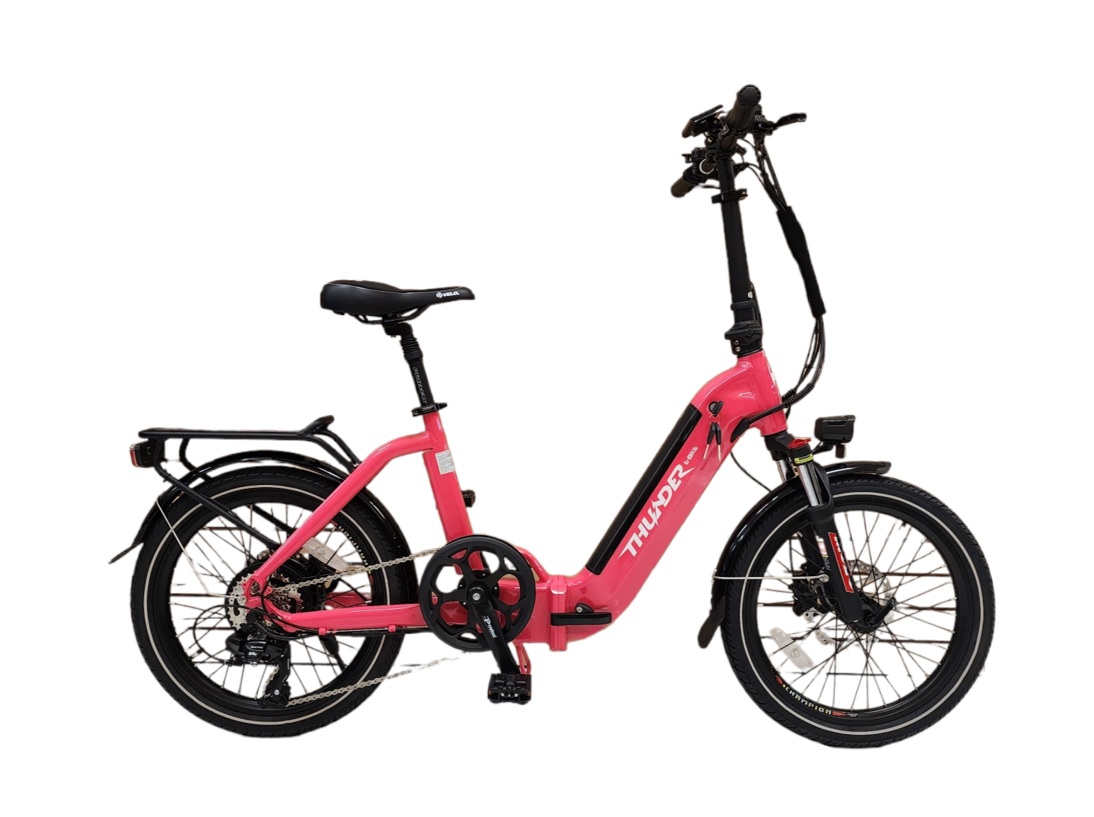 Folding discount bike pink