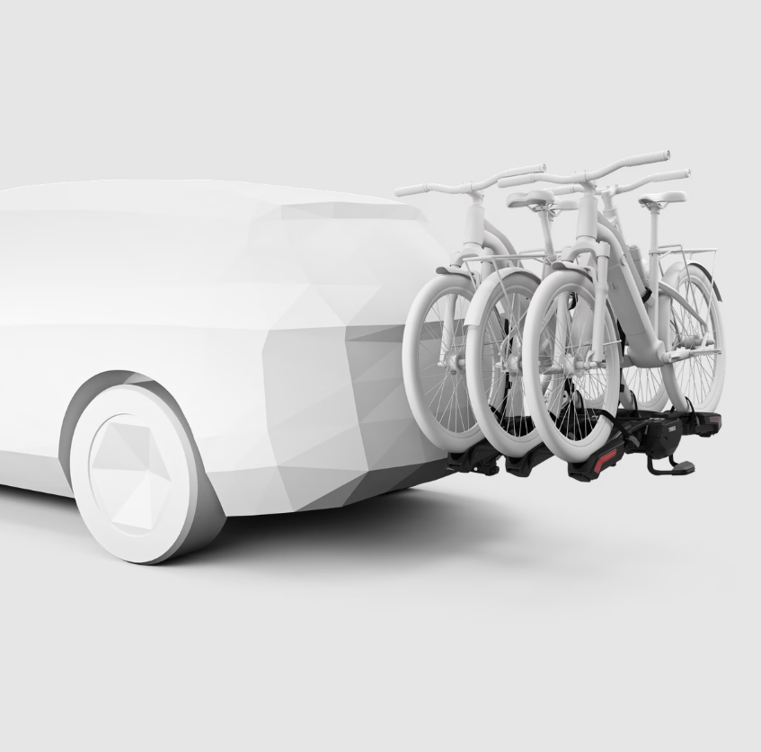 Thule Epos 3-bike foldable hitch platform bike rack
