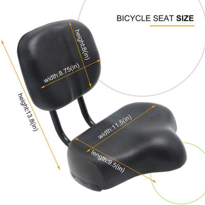 Seat with backrest